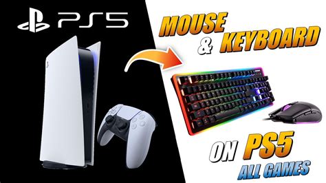How to Use a Keyboard or Mouse on a PS5