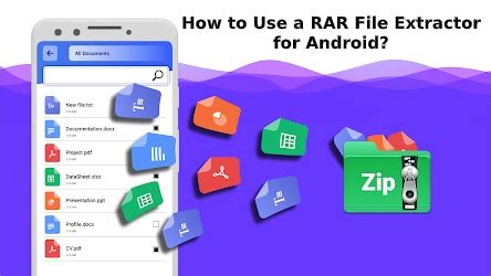 How to Use a RAR File Extractor for Android