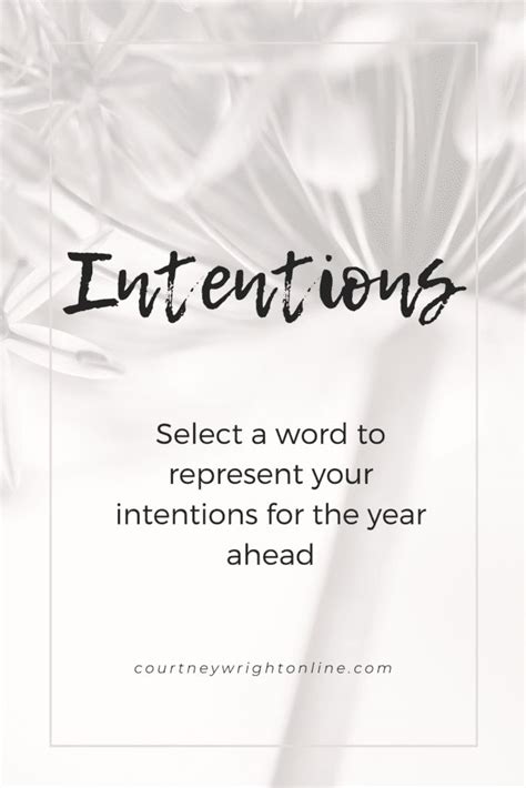 How to Use a Single Word to Set Your Intentions for Your Best Year in