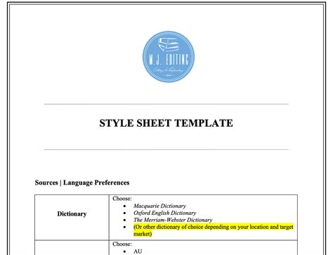 How to Use a Style Sheet for Writing Consistency ShortBRead