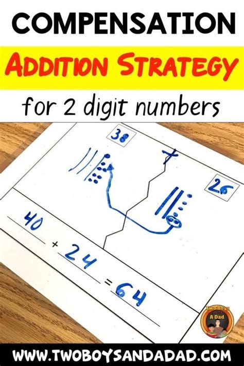 How to Use the Compensation Strategy for Addition Two Boys and a Dad
