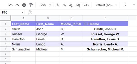 How to Use the Concatenate Function in Google Sheets