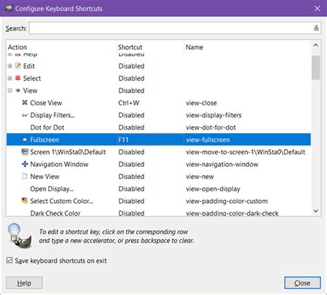 How to Use the GIMP Keyboard Shortcut Editor