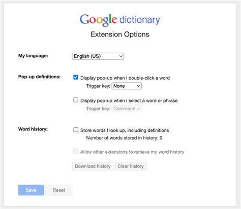 How to Use the Google Dictionary Browser Extension