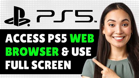 How to Use the PS5 Web Browser