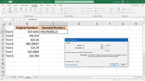 How to Use the Round Function in Excel