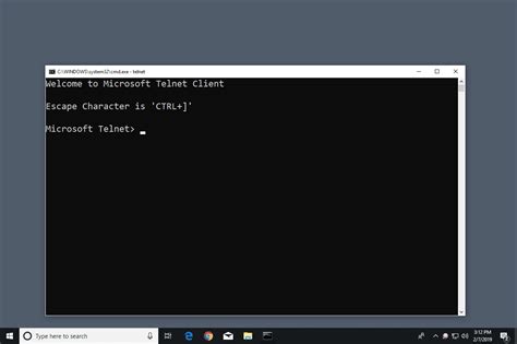 How to Use the Telnet Client in Windows