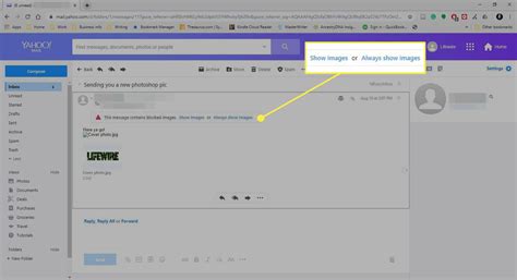 How to View Attached Images Instantly in Yahoo Mail