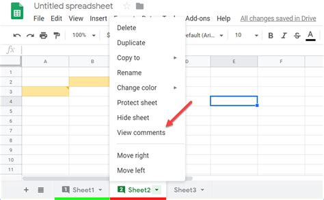How to View Comments in Google Sheets ExcelNotes