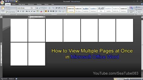 How to View Multiple Pages at Once in Word - How-To …