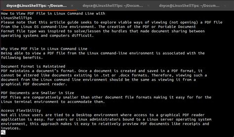 How to View PDF File in Linux Command Line UbuntuMint. 