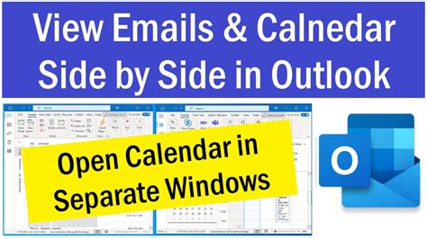 How to View Side By Side Mail and Calendar in Outlook Open Outlook