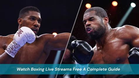 How to Watch Boxing Live Streams For Free