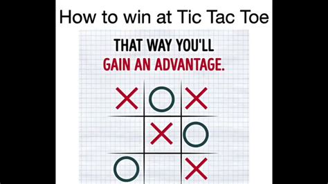 How to Win TicTacToe Every Time Trusted Since 1922