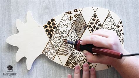 How to Wood Burn Patterns and Designs YouTube