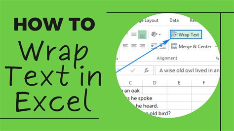 How to Wrap Text in Microsoft Excel