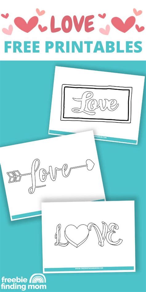 How to Write "Love" in Cursive Font Freebie Finding Mom