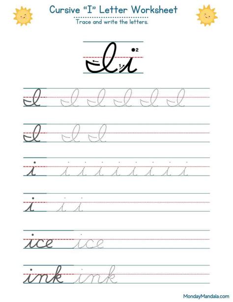 How to Write Cursive I [Worksheet and Tutorial]