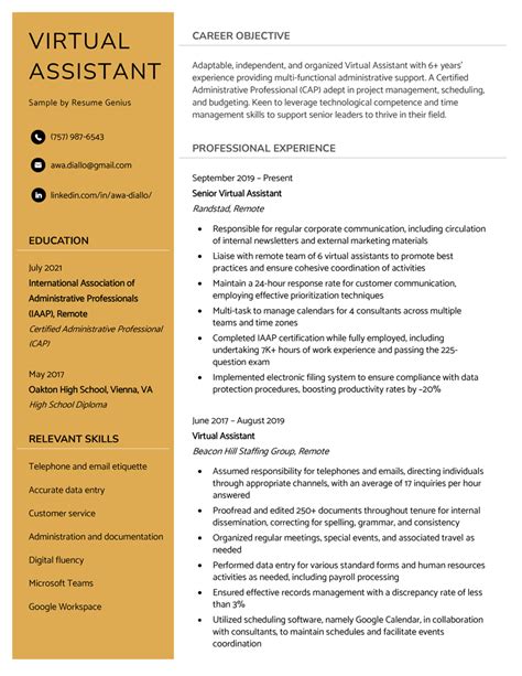 How to Write Your Resume Using Canva Virtual Assistant Bootcamp