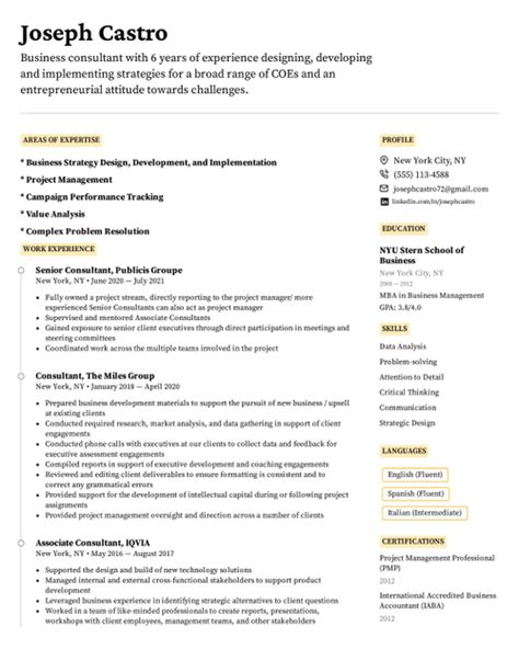 How to Write Your Resume in ReverseChronological Order Easy Resume