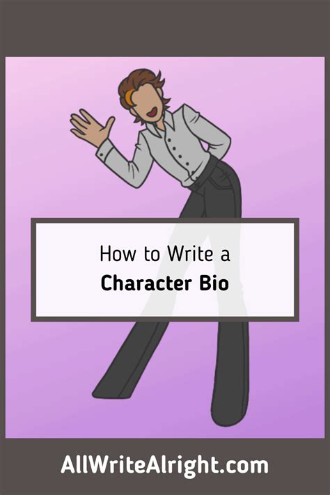 How to Write a Character Bio (With Examples!) - All Write Alright