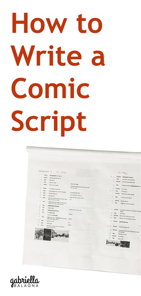 How to Write a Comic Script Tips on Story, Format, & Editing