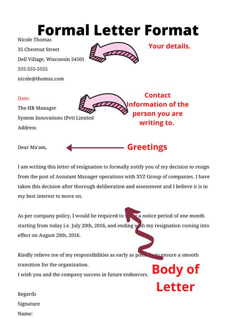 How to Write a Formal Letter Step by Step Guide