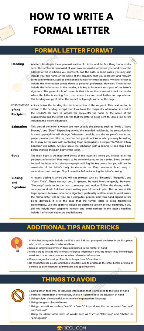 How to Write a Formal Letter in English Useful Tips, Tricks and Things