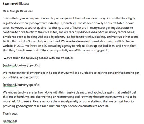 How to Write a Good Reconsideration Request JLH Marketing