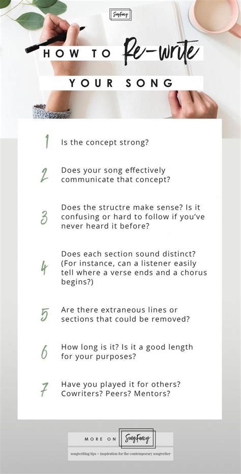 How to Write a Good Song A Beginner’s Guide to Songwriting Music in