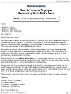 How to Write a Letter to Get An Employee Back to Work from Workers