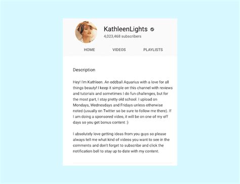 How to Write a Perfect YouTube Channel Description LaptrinhX
