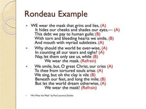 How to Write a Rondeau Poem: Definition and Examples …