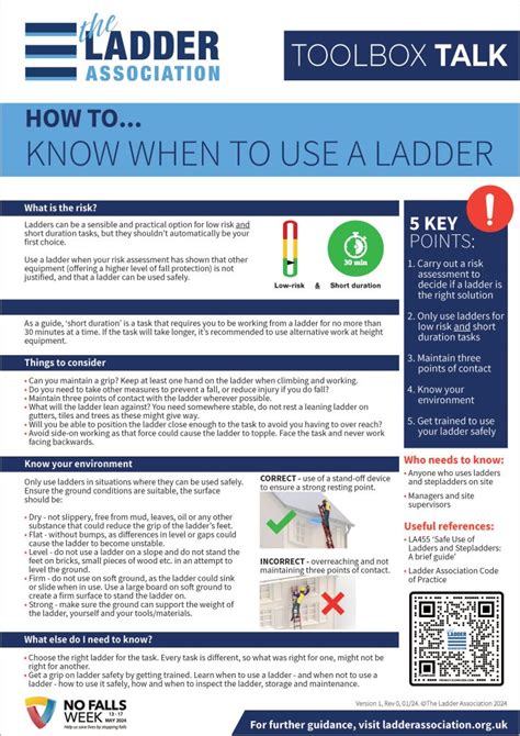 How to Write a Step Ladder Safety Toolbox Talk Toolbox Talker