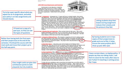 How to Write a Syllabus An Annotated Syllabus (and template) for Many