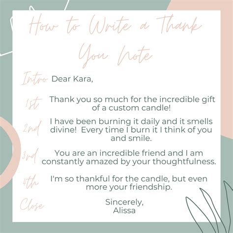 How to Write a Thank You Note Examples and Helpful Timeline