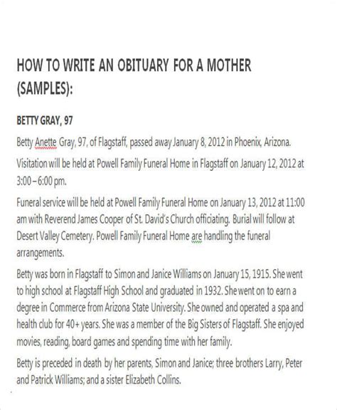 How to Write an Obituary for Yourself: Step-By-Step