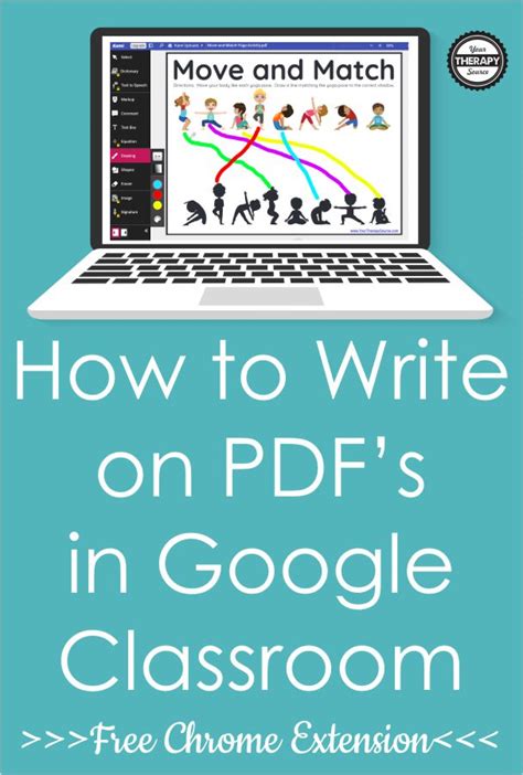 How to Write on a PDF in Google Classroom - Your Therapy …