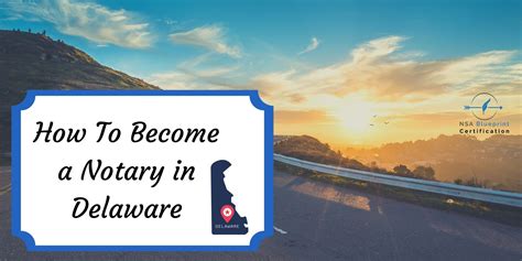 How to a Delaware Notary Public