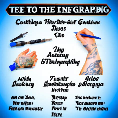 How to a Licensed Tattoo Artist A StepbyStep Guide The