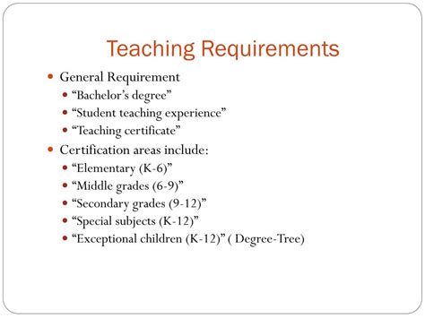 How to a Teacher in Requirements & Qualification