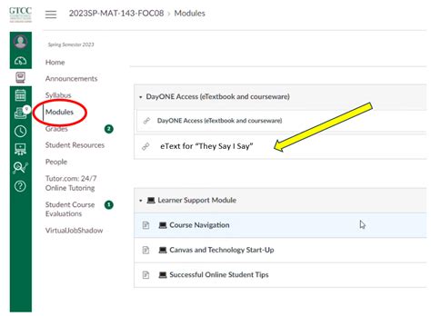 How to access Norton courseware for a DayONE Access Course in Canvas