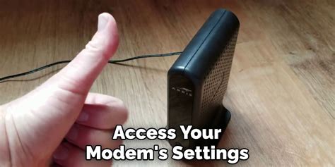 How to access modem settings.  I have tried accessing it while plugged in w...