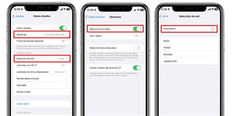 How to activate international roaming in iphone