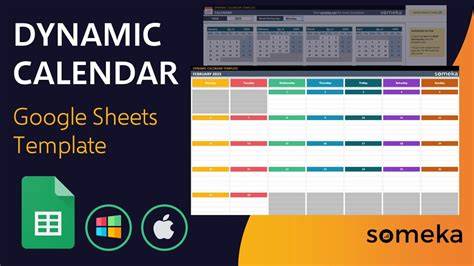 How to add a dynamic calendar in google sheets.  If there's some features mis...