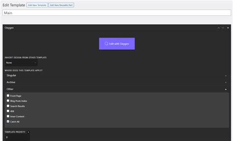 How to add a header template in oxygen builder Stack Ducky