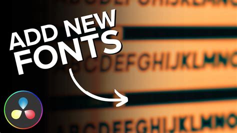 How to add a new font to Davinci resolve/ new font to davinci resolve