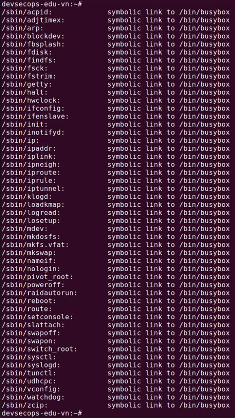 How to add a symbolic link to bypass unavailable busybox applet