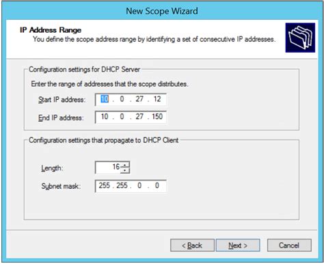 How to add another address range to DHCP server