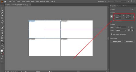 Click on Window > Artboards. Click and drag the bottom artboard (9) into the 2nd position. Example: Click on Document Setup > Edit Artboards > Rearrange All. Set the required number of columns and hit OK, and the artboards will be rearranged into the correct order. Example: